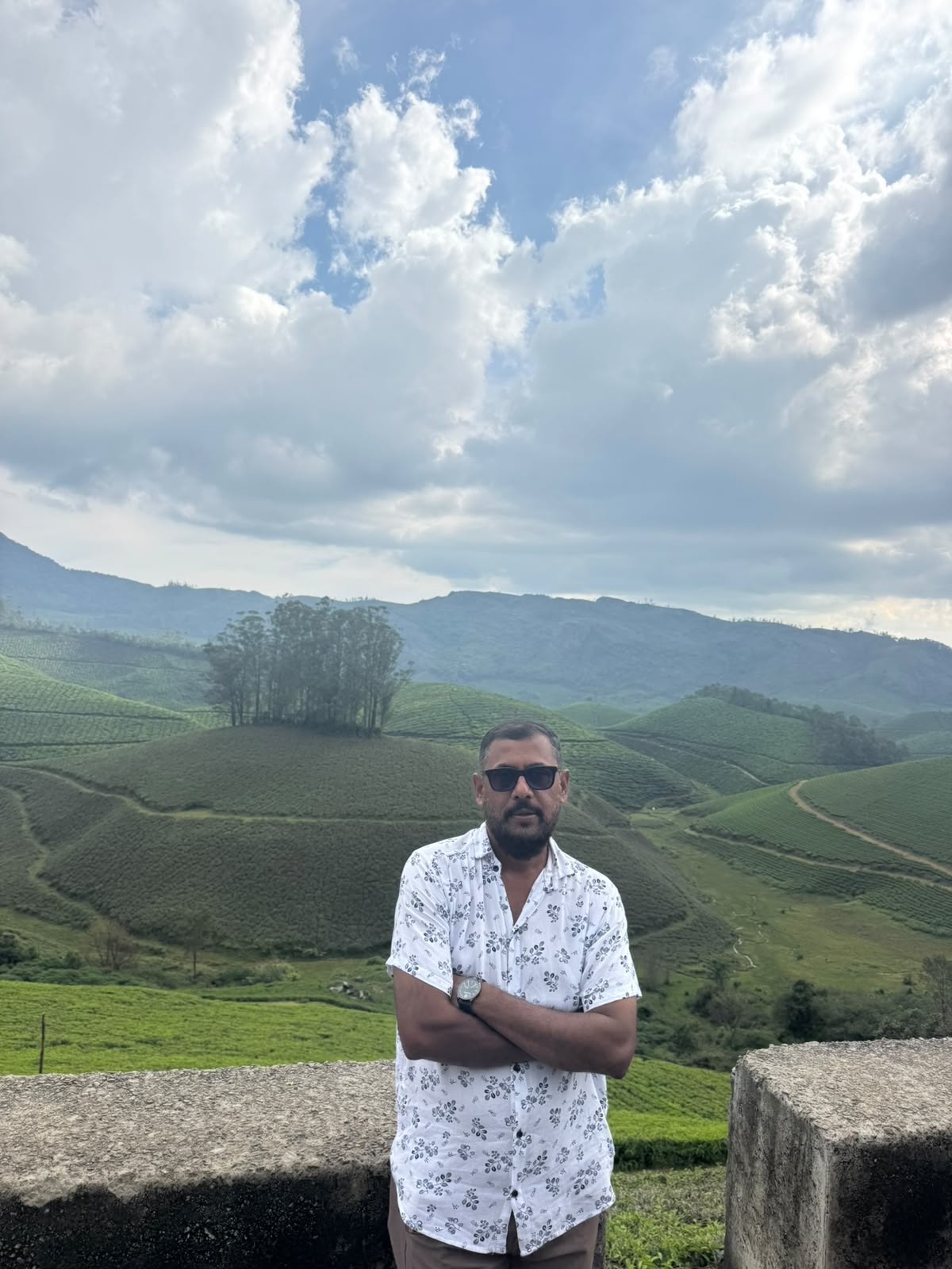 Dennis Anthony in the Kerala hills